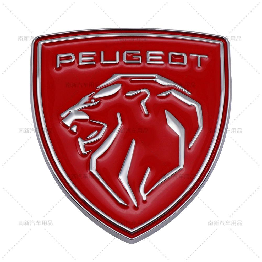 Emblème Métallique d'Aile Latérale de Voiture Badge Lion pour Coffre Arrière pour Peugeot GT LINE 107 308 306 106 Rifter 206 208 307 407 3008 207 2008 508