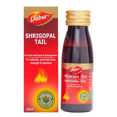 Shrigopal Tail 50ml | Ayurvedic Massage Oil With Kesar & Ashwagandha For Strength, Stamina & Vitality Support
