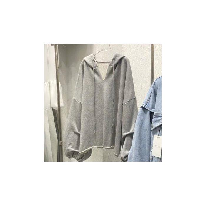 2024 Korean Style Women's Hooded Long-Sleeve Sweatshirt - Versatile, Loose Fit for Spring and Autumn