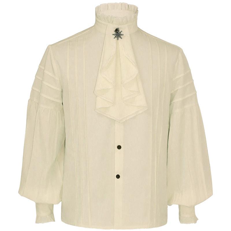 2025 Steampunk Retro Stehkragen Herrenmantel - Einfarbig Mode