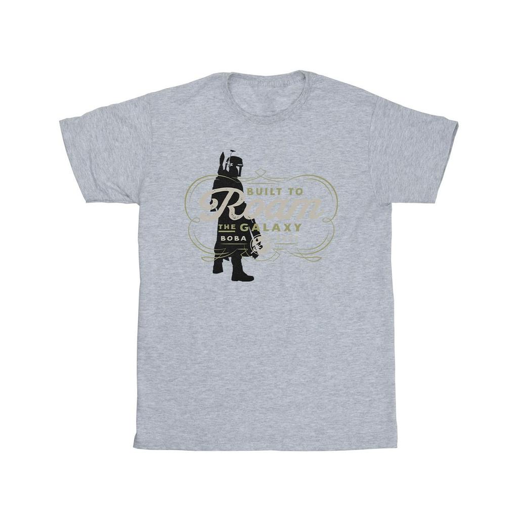 Star Wars Mens The Book Of Boba Fett Built To Roam T-Shirt