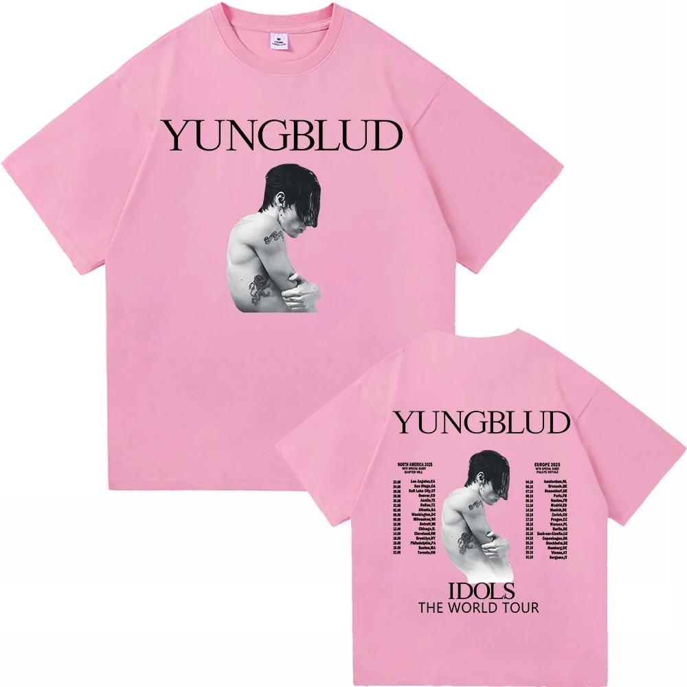 Yungblud Idols World Tour 2026 T Shirt New Fashion MenWomen Hip Hop Aesthetic Wings Tshirt High Quality Cool Cotton Tees Shirts
