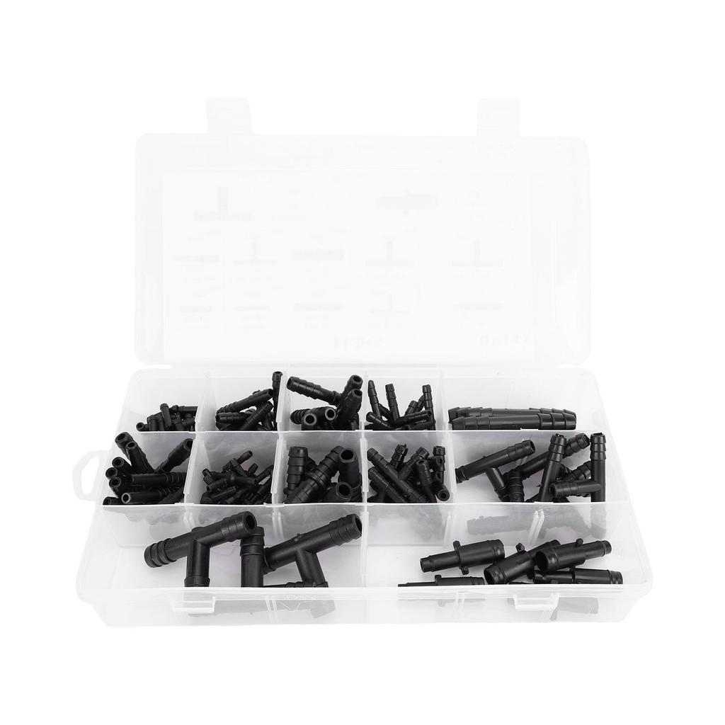 Vacuum Connector Assortment Kit 240 Celsius Heatproof Automotive Vacuum Tee Connector Kit for Cars