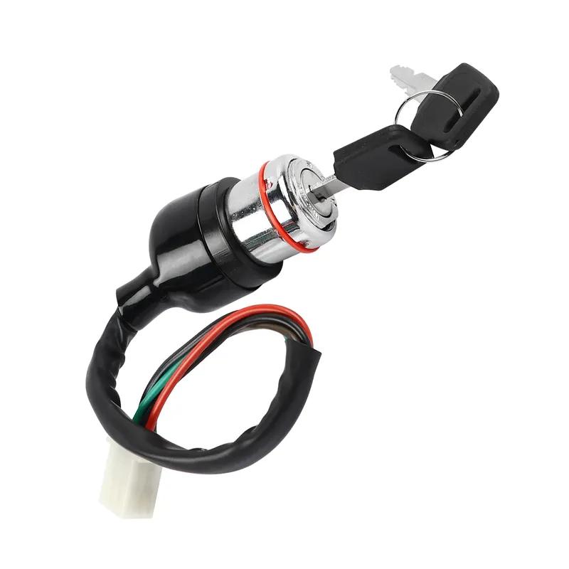 Ignition Key Switch 6 Wires On Off Lock for 50cc 70cc 90cc 110cc 125cc Chinese ATV Quad Dirt Bike Motorbike Go Kart Motorcycle
