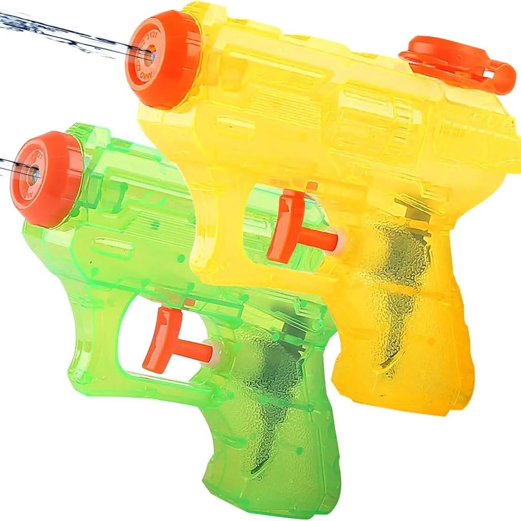 2Pcs Water Guns Toys for Kids Adults Colorful Squirt Water Pistols Summer Water Soaker Gun for Swimming Pool Outdoor Games Beach