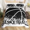 Cool Basketball Bedding Set, Neon Gradient Duvet Cover For Kids Teen Boys Girls, Comforter Cover Decor Room, Quilt Cover 3Pcs