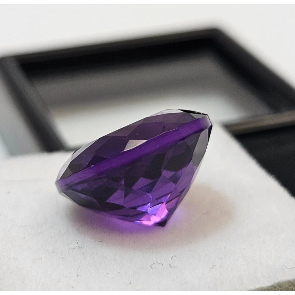 Round Cut Natural Purple Amethyst 7-8 Ct Stunning Loose Gemstone