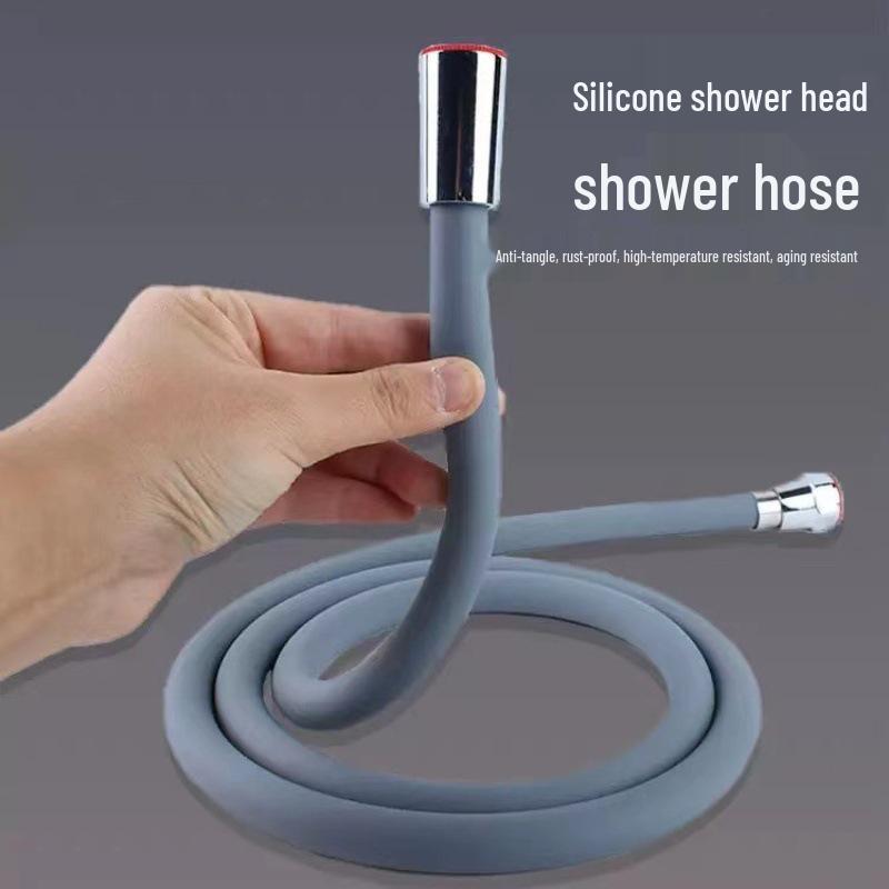 Explosion-Proof PVC Shower Hose, Encrypted, Thickened, 4-Point Hot Water Inlet.