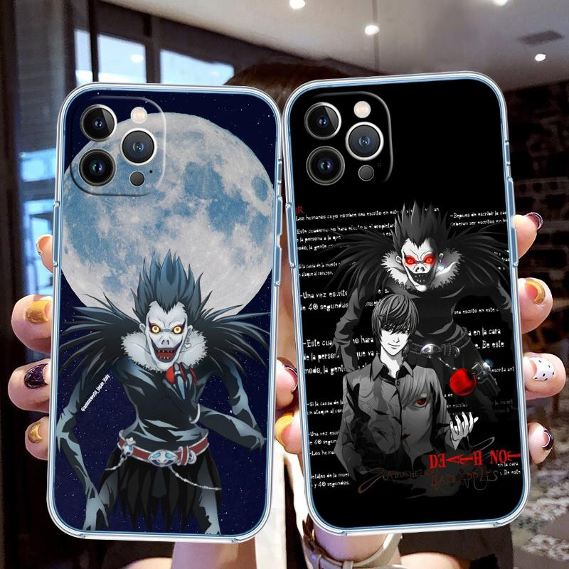 LO30 Death Note Soft Shell Transparent Phone Case for Motorola Moto Edge 20 30 40 50 S30 Fusion Ultra Pro Neo Lite + G200 G23