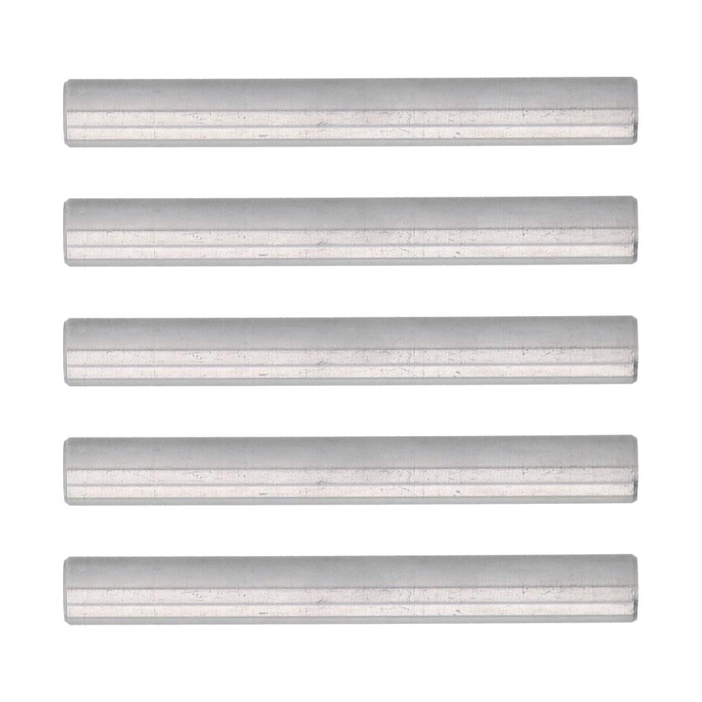 5 Stück Edelstahl Rundstäbe Hochpräziser Durchmesser Verschleiß Korrosionsbeständigkeit Hohe Festigkeit Runde Welle für