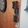 Minimalist Wall-Mounted Wall Dart Organizer 3D Printed 9 Darts Dart Dock Stand PLA Sturdy Dart Storage Rack Gift for Players