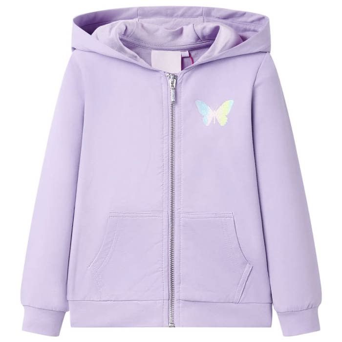 Lilac Hoodie for Children 92/104/116/128/140