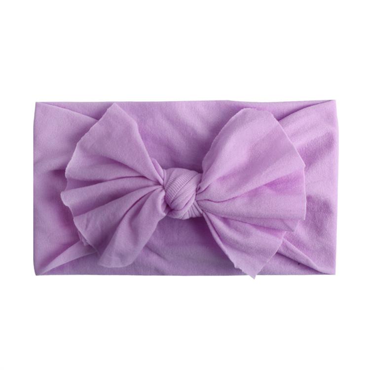 Nuovissimi Accessori Cerchietto per Bambino Morbido Confortevole Cerchietto con Fiocco in Nylon Dolci Cerchietti per Bambino