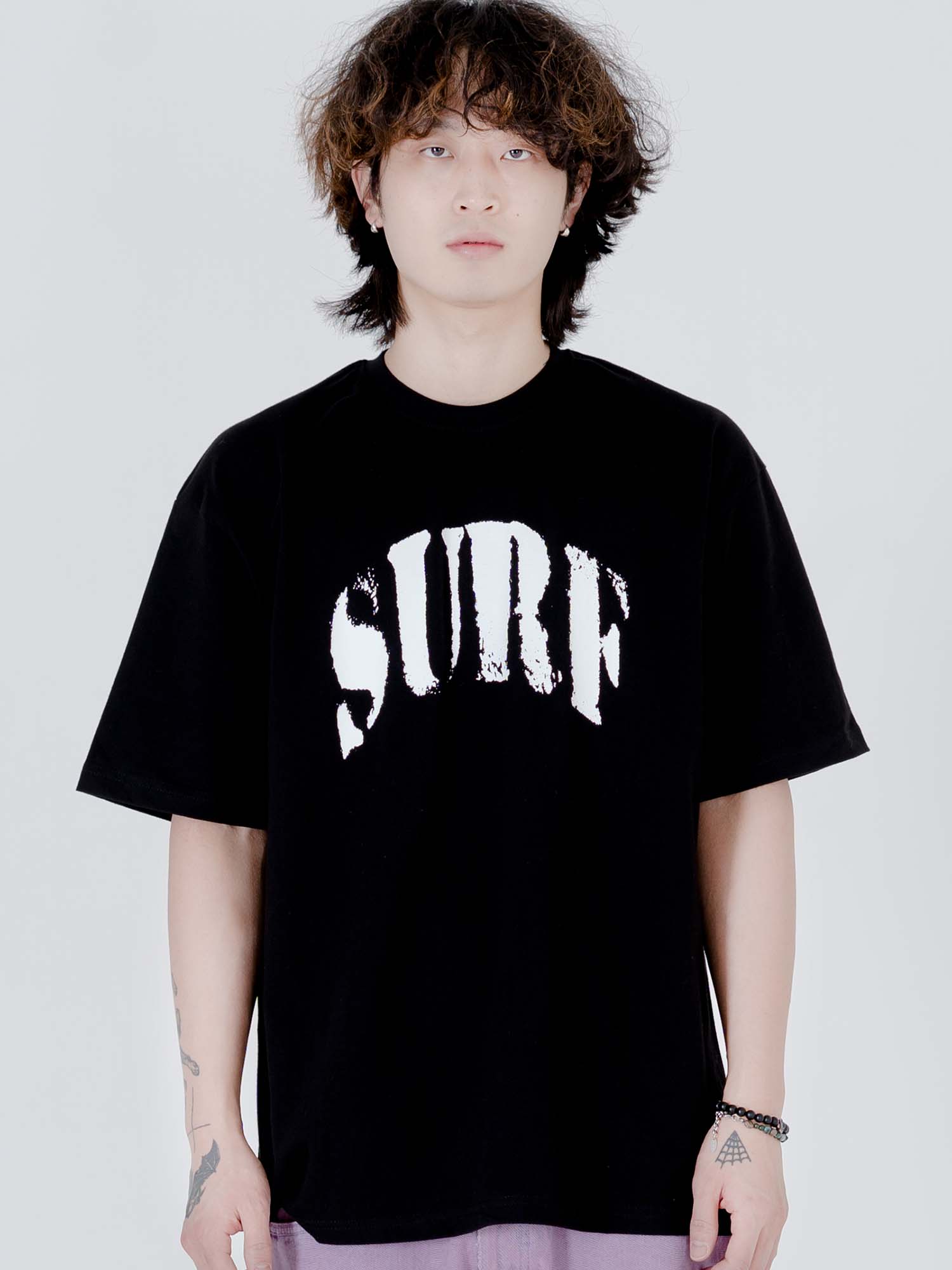 Surf And Turf Arch Logo Tee Black 1