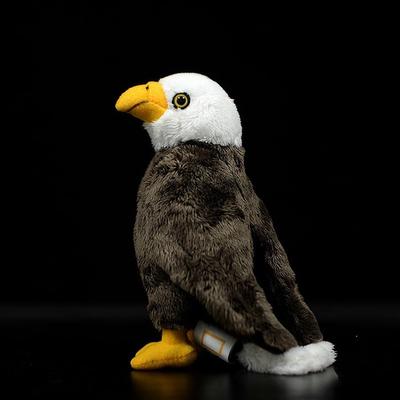 Simulation Animal Bald Eagle Plush Doll Standing Whitehead Eagle Bird Plush Toys