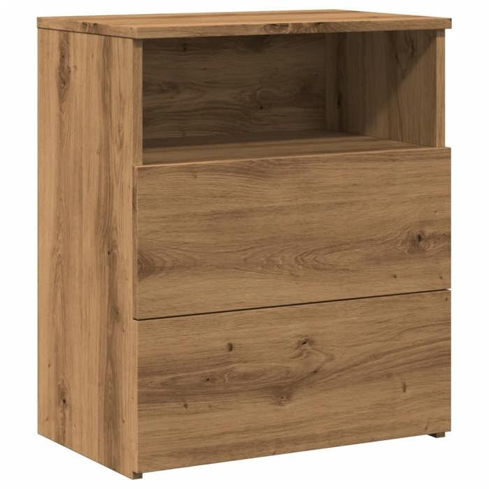 VidaXL Table de chevet chêne artisanal 50x32x60 cm bois d'ingénierie, armoire, meubles de chambre à coucher, support de 856566