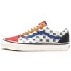 Old Skool Series Synthetic Leather Anaheim Casual Low-Top Skate Shoes Unisex Sneaker Purple Red White VN0A54F39XM