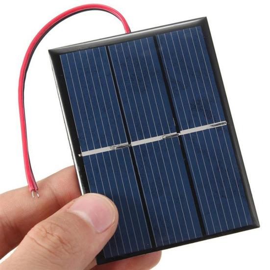 Mini 1,5V 0,65W Panelmodul mit 300mA Solarleitungen für DIY Lichter Spielzeug