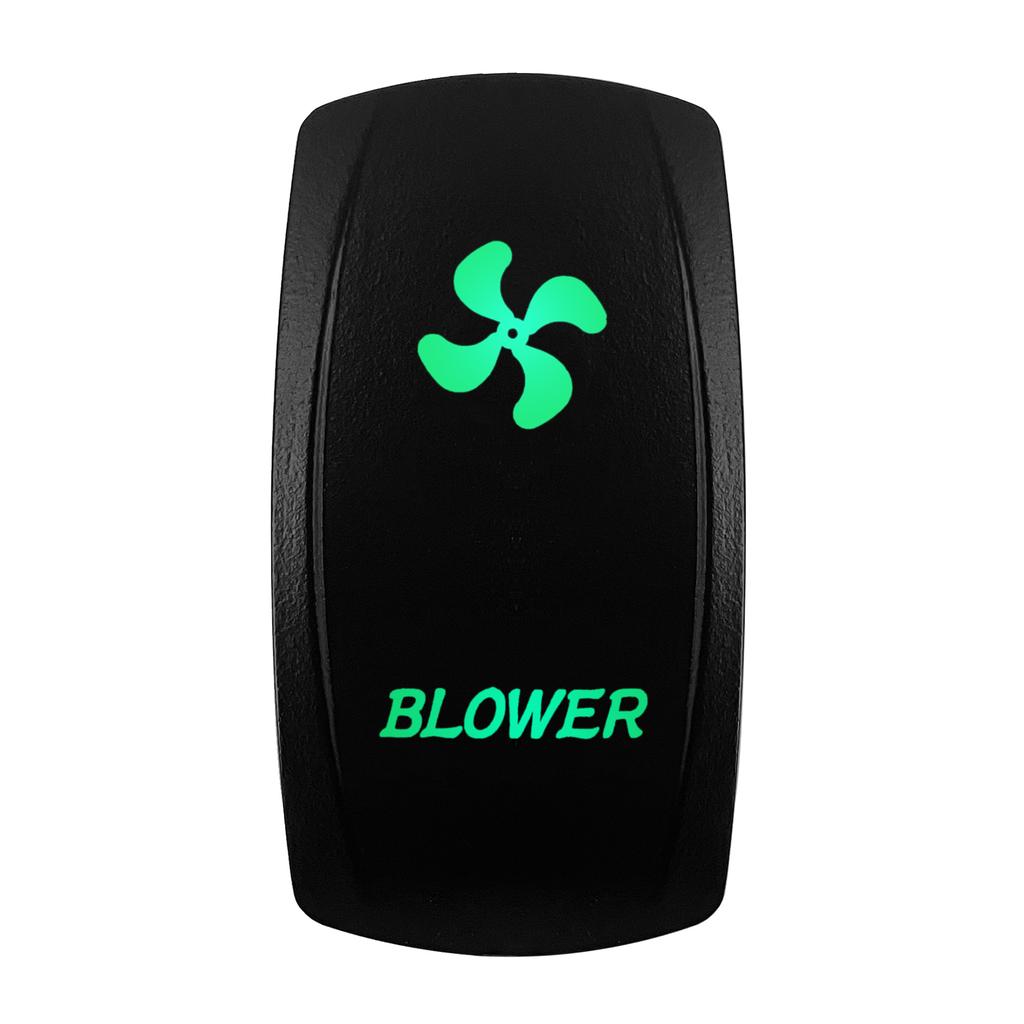 Boat Car Rocker Switch 12V/24V Waterproof Green Led SPST DPDT 20A for ARB/CARLING/NARVA/4x4 Pickup Truck JCB Machine Relays 5