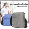 Men'S Shoulder Bag Mobile Phone Bag Simple And Durable Oxford Cloth Light And Large Capacity Commuter Travel Slung Small Bag.