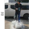 High-Power Lithium Battery Handheld Ice and Earth Drill with Dual Battery and Steering Wheel