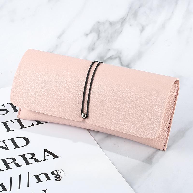 Glasses Case Cover with Rope Buckle Storage Box Sunglasses Case Pouch Eyewear Container Organizer