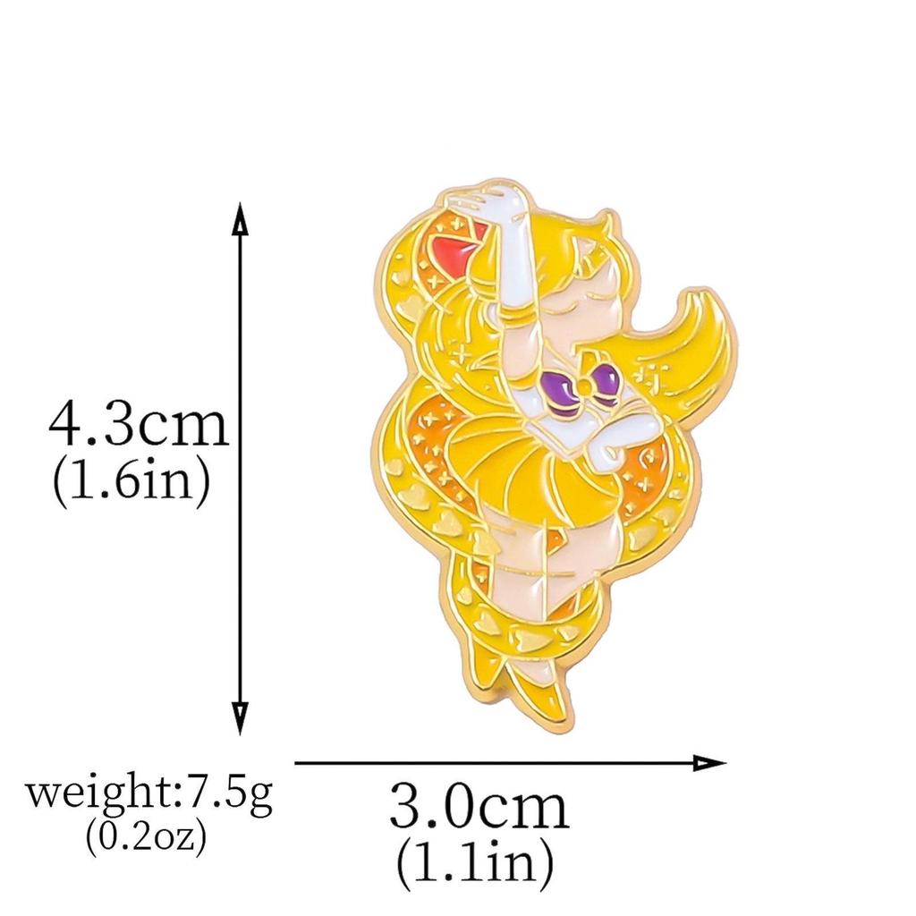 Sailor Moon Usagi Tsukino Magical Transformation Necklace Keychain Anime Pendant