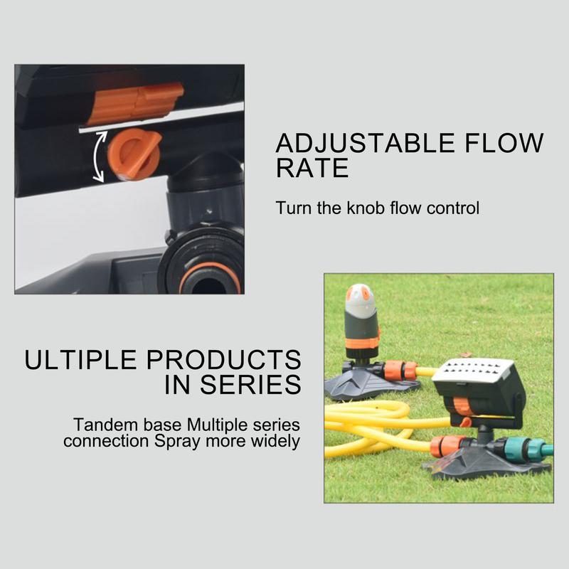 Automatic Garden Sprinkler Adjustable Water Sprinkler Gardening Tools for Home Outdoor Swing Gardening Irrigation System