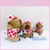 Girl Capybara Football Plush Toy Animal Soft Stuffed Doll Decoration Gift Kids