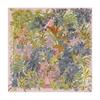 90cm "Palaces in the jungle" Luxury Brand Scarf Women Bandana Handmade Curled Twill Silk Square Hijab Scarf Foulard Head Scarves