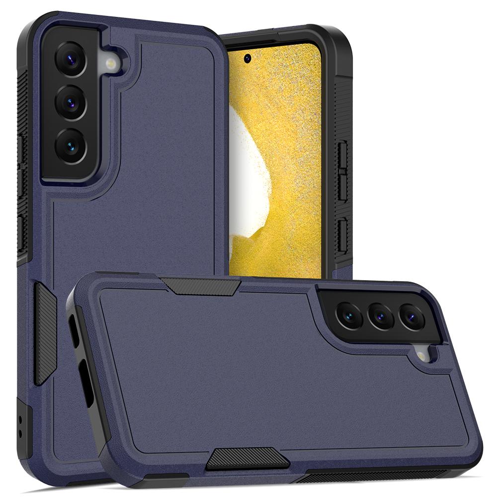 

For Samsung Galaxy S22 5G Case 2-in-1 PC+TPU Shockproof Phone Cover C