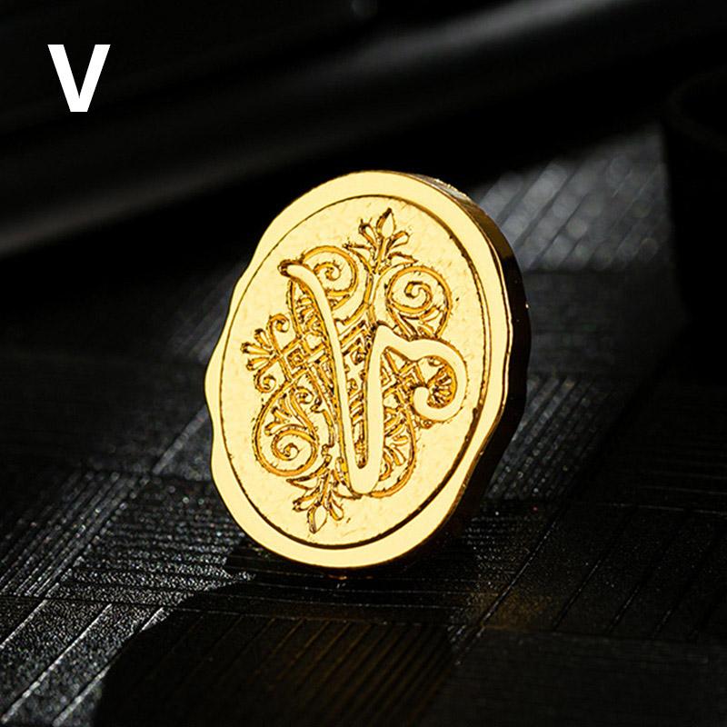 LetterA-Z Wax Seal Stamp DIY Sealing Wax Stamp Head for Scrapbooking Wedding Invitation Photo Album Dedicated Seal Stamp DIY