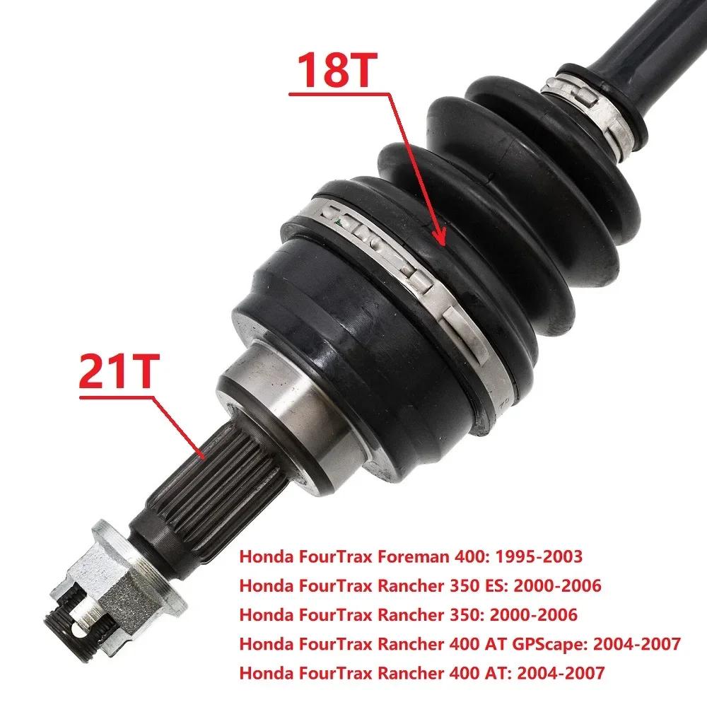 Front Axle JOINT INBOARD & OUTBOARD Drive Shaft For Honda Foreman Rancher TRX350 TRX400 42350-HN5-671 42220-HM7-003