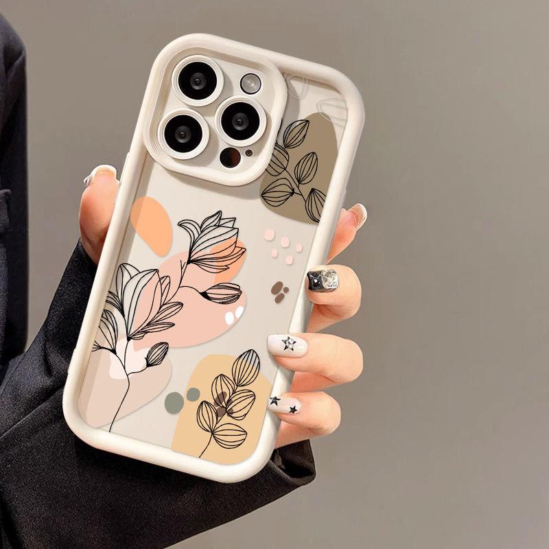 Vintage Flowers and Plants for iPhone17PorMax Phone Case 14 Apple 13 Scrub 12/11 Premium 15