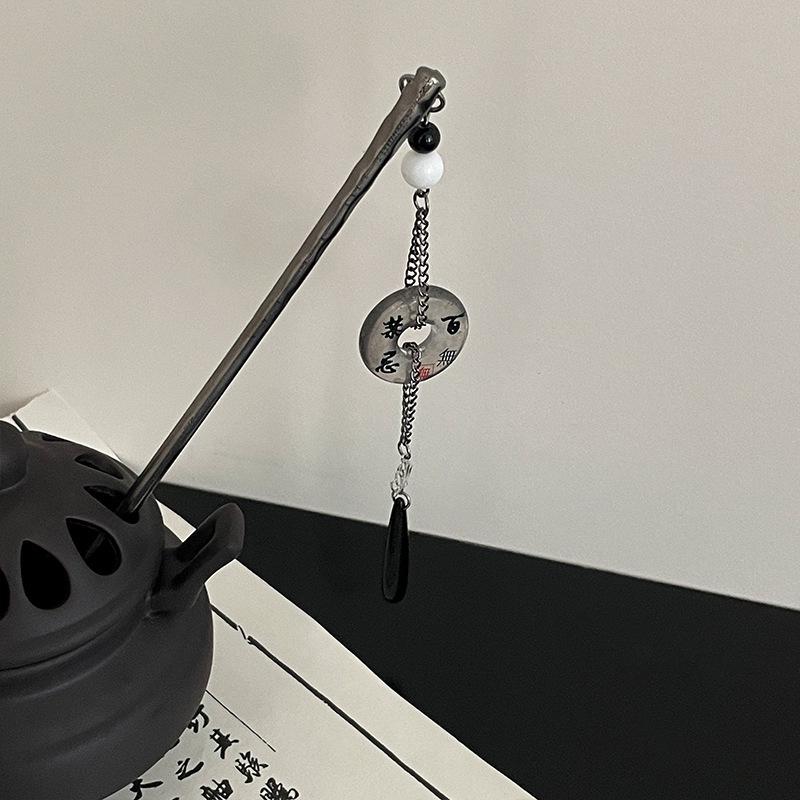 

Китайская заколка-кисточка высокого класса: Ханьфу в древнем стиле, деревянный аксессуар для волос