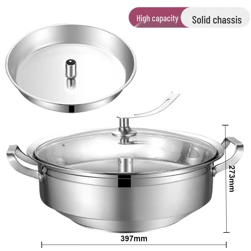 Yingbai 304 Stainless Steel Multi-Function Steamer Hot Pot