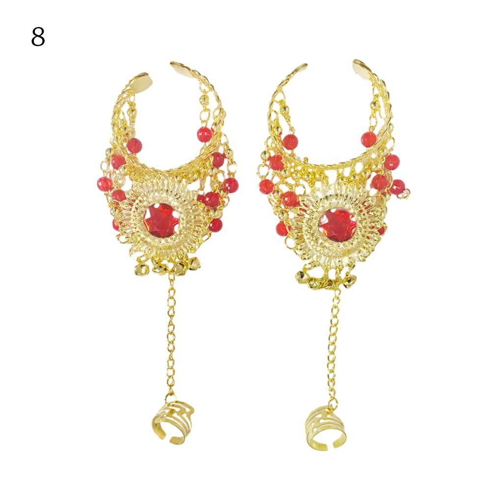 

Винтажное ожерелье Индийские серьги Костюмные аксессуары Аксессуары для волос Женщины 8