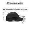 Classic Black 5 Panel Net Cap for Men Women, Breathable Plain Style, Ideal for Running Travel Camping Outdoor Casual Fashion Hat