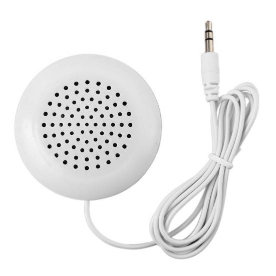 3.5mm Plug Mini Portable Stereo Pillow Speaker for MP3 MP4 Player for iPod for iPhone