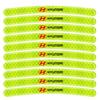Car Wheel Hub Reflective Stickers Tire Rim Luminous Accessories For Hyundai Tucson Solaris I30 Creta Ix35 I40 Veloster Santafe