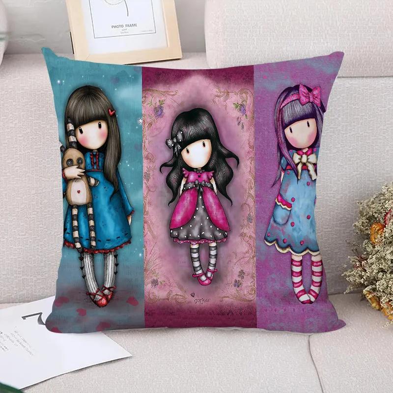 

Пара Подушек Наволочки Gorjuss Осенний Декор Декоративная Наволочка x Наволочки для Подушек для Кровати 66x66cm красный