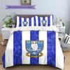 Sheffield Wednesday F.C Pattern Bedding Quilt Set  Home Decoration  Gift (1 * Duvet Cover + 2 * Pillowcase  Without Core)