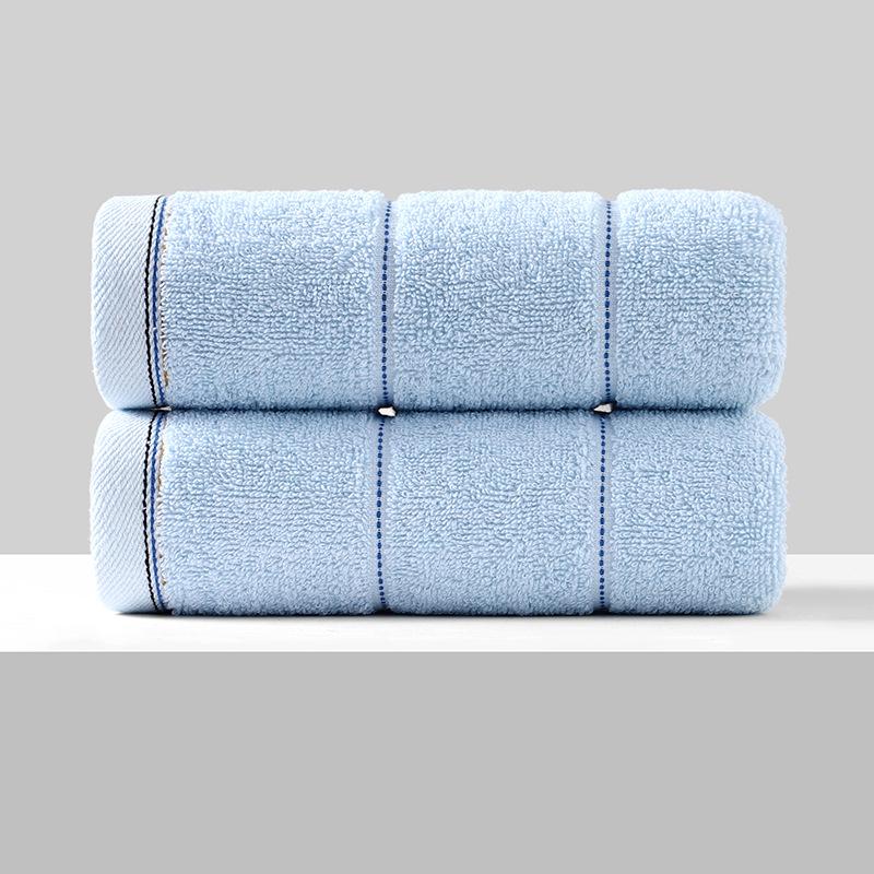 Soft, Absorbent Polyester-Cotton Towels - Thickened for Household Use, Face Wash, and Gifts