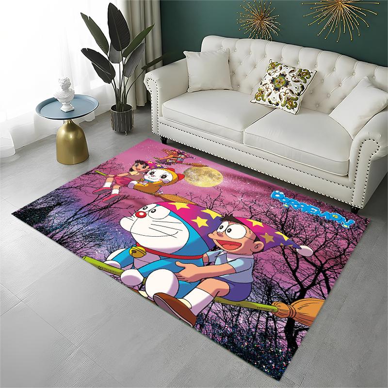 Cartoon D-Doraemon Dream Anime Carpet Rug for Playroom Bedroom Living Room Sofa Home Decor,kid Area Rug Non-slip Floor Mat