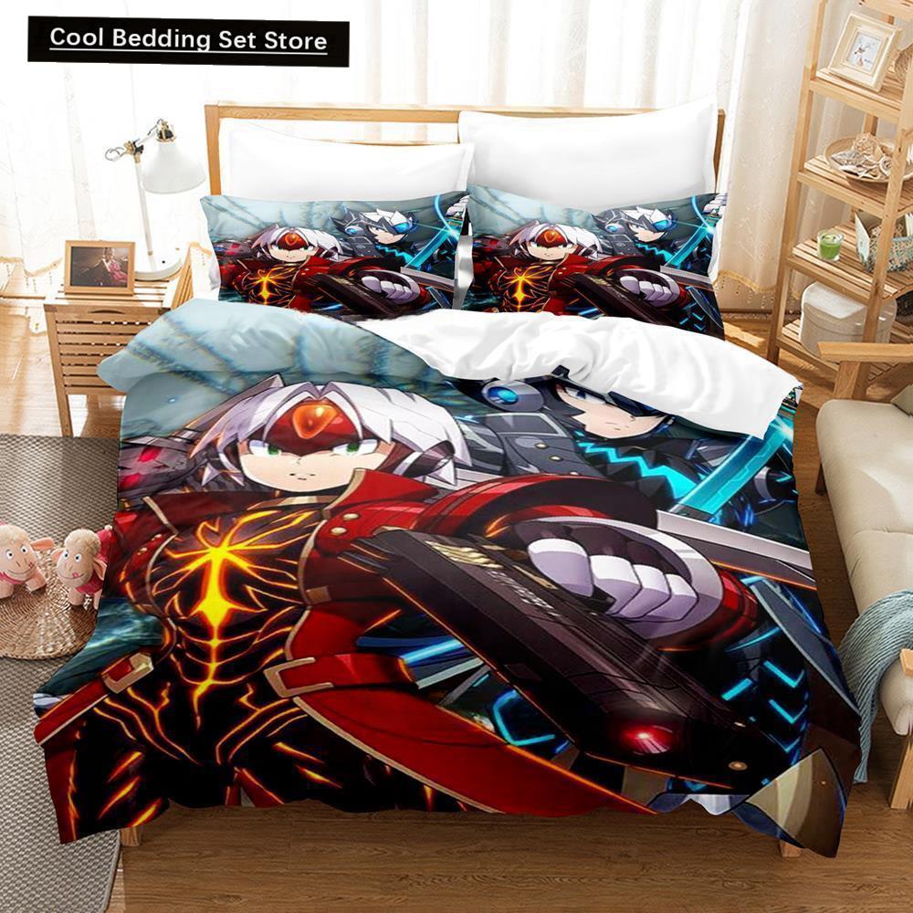 Mega Man X Dive Bedding Set Single Twin Full Queen King Size Bed Set Adult Kid Bedroom Duvet Cover Sets 3D Anime Bed Sheet Set