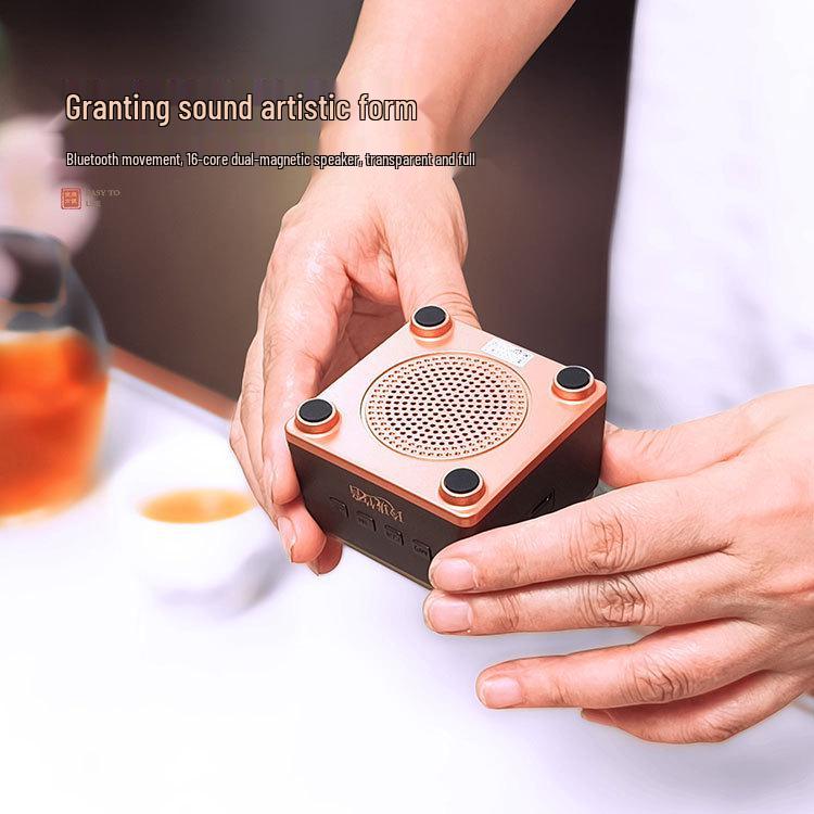 Exquisite Bamboo Bluetooth Aromatherapy Speaker with Incense Holder