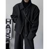 Spring & Autumn American-Style Wide Shoulder Men's Flight Jacket: Korean Simple Short Loose Casual Versatile Outerwear