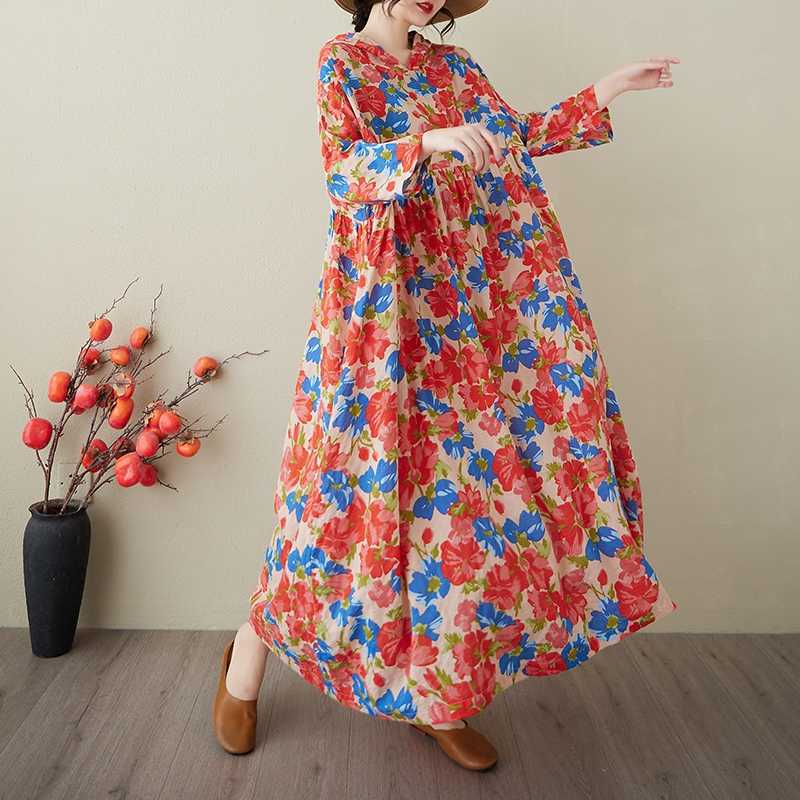 

Винтажное нишевое платье высокого класса с принтом One size