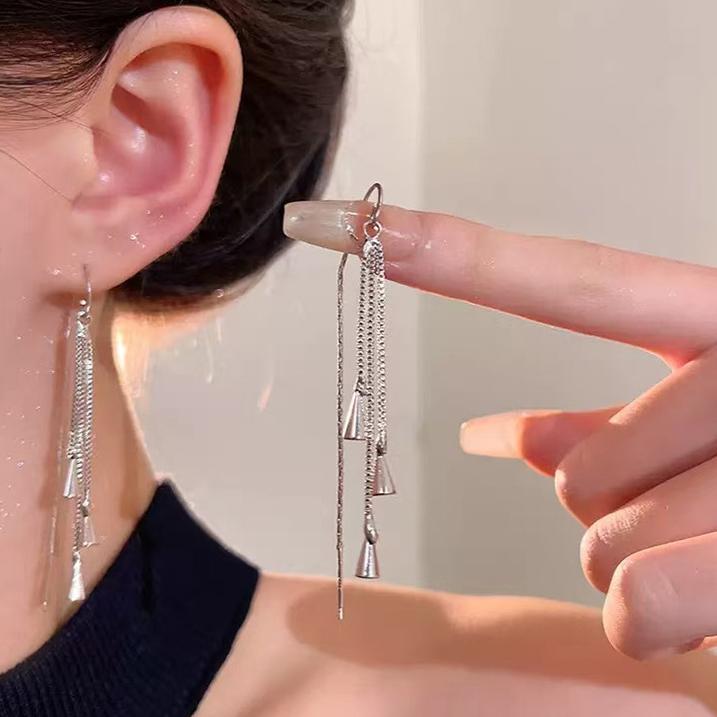 

Fashion Long Water Droplet Dangle Earrings for Women Ladies New Tassel Ear Line Drop Earrings Daily Commute Jewelry Accessories