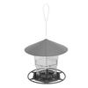 Retractable Hanging Feeder Outdoor Metal Hanger Hook Rainproof Leakproof Weatherproof Bird Feeder